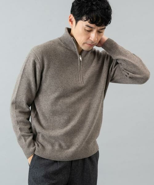 URBAN RESEARCH ROSSO / アーバンリサーチ ロッソ ニット・セーター | 『XLサイズあり』ハミルトンラムズウールハーフジップニット | 詳細23