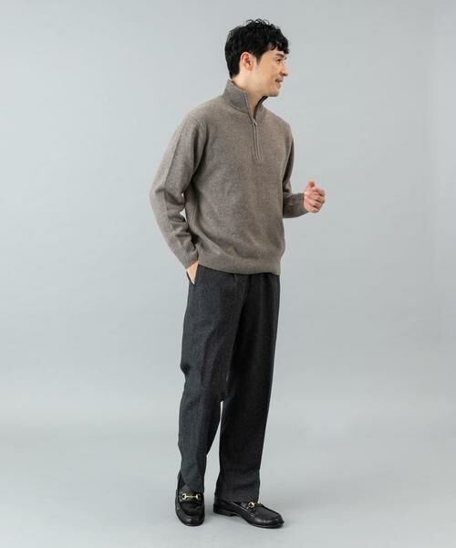 URBAN RESEARCH ROSSO / アーバンリサーチ ロッソ ニット・セーター | 『XLサイズあり』ハミルトンラムズウールハーフジップニット | 詳細26