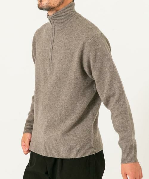 URBAN RESEARCH ROSSO / アーバンリサーチ ロッソ ニット・セーター | 『XLサイズあり』ハミルトンラムズウールハーフジップニット | 詳細29