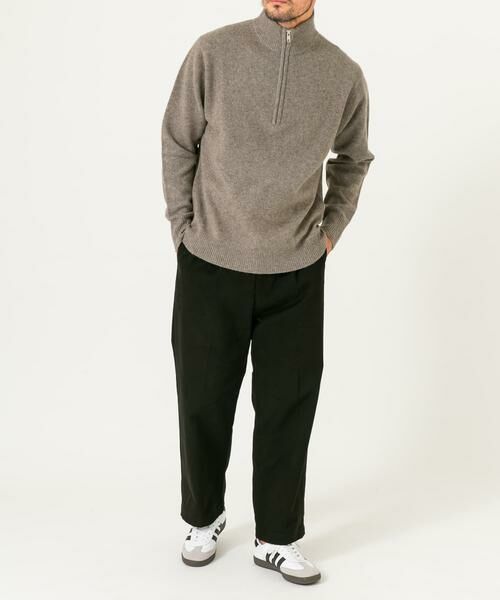 URBAN RESEARCH ROSSO / アーバンリサーチ ロッソ ニット・セーター | 『XLサイズあり』ハミルトンラムズウールハーフジップニット | 詳細30