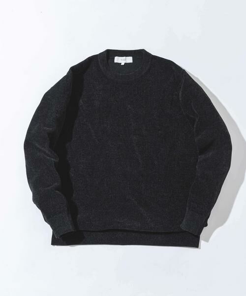 URBAN RESEARCH ROSSO/アーバンリサーチ ロッソ 『XLサイズあり』モールクルーネックニット ブラック L