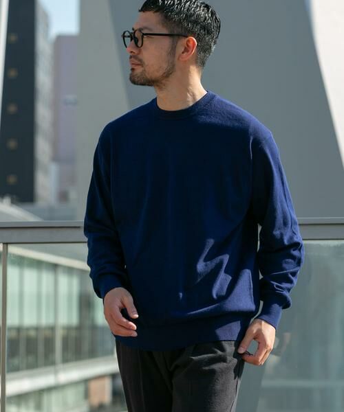 URBAN RESEARCH ROSSO / アーバンリサーチ ロッソ ニット・セーター | コットンカシミヤクルーネックニット | 詳細2