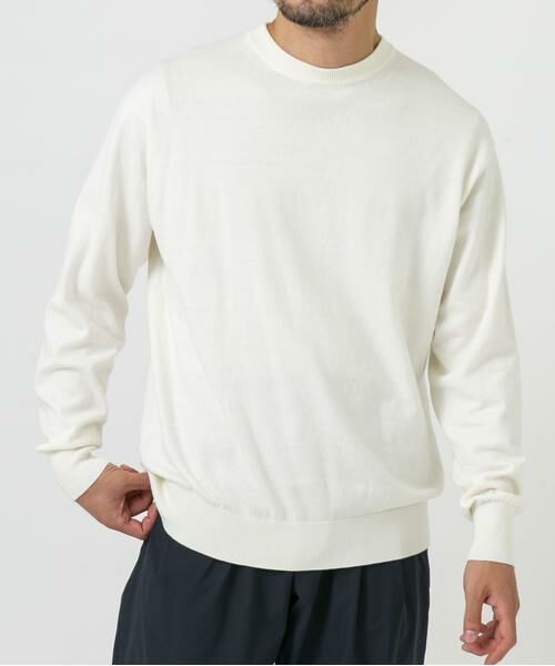 URBAN RESEARCH ROSSO / アーバンリサーチ ロッソ ニット・セーター | コットンカシミヤクルーネックニット | 詳細20