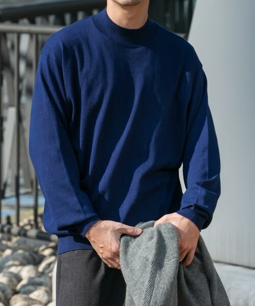 URBAN RESEARCH ROSSO / アーバンリサーチ ロッソ ニット・セーター | コットンカシミヤモックネックニット | 詳細6