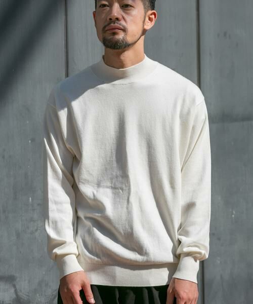 URBAN RESEARCH ROSSO / アーバンリサーチ ロッソ ニット・セーター | コットンカシミヤモックネックニット | 詳細22