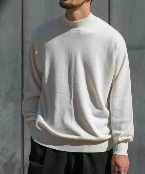 URBAN RESEARCH ROSSO / アーバンリサーチ ロッソ ニット・セーター | コットンカシミヤモックネックニット | 詳細25