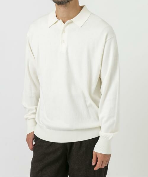 URBAN RESEARCH ROSSO / アーバンリサーチ ロッソ ニット・セーター | コットンカシミヤニットポロシャツ | 詳細4