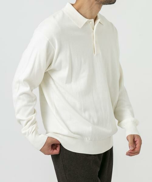 URBAN RESEARCH ROSSO / アーバンリサーチ ロッソ ニット・セーター | コットンカシミヤニットポロシャツ | 詳細5