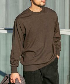 URBAN RESEARCH ROSSO / アーバンリサーチ ロッソ ニット・セーター | イタリア糸メリノウールクルーニット