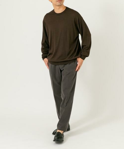 URBAN RESEARCH ROSSO / アーバンリサーチ ロッソ ニット・セーター | イタリア糸メリノウールクルーニット | 詳細10