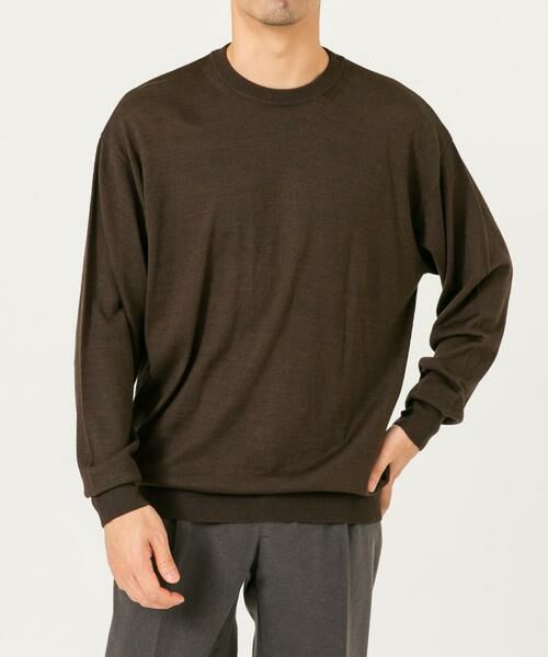 URBAN RESEARCH ROSSO / アーバンリサーチ ロッソ ニット・セーター | イタリア糸メリノウールクルーニット | 詳細7