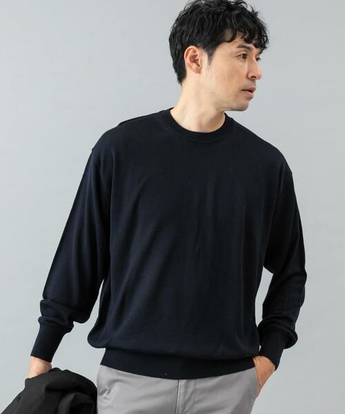 URBAN RESEARCH ROSSO / アーバンリサーチ ロッソ ニット・セーター | イタリア糸メリノウールクルーニット | 詳細14