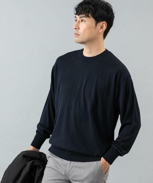 URBAN RESEARCH ROSSO / アーバンリサーチ ロッソ ニット・セーター | イタリア糸メリノウールクルーニット | 詳細15