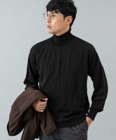 URBAN RESEARCH ROSSO / アーバンリサーチ ロッソ ニット・セーター | イタリア糸メリノウールタートルネックニット