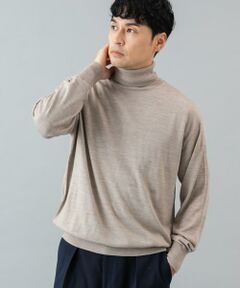 URBAN RESEARCH ROSSO / アーバンリサーチ ロッソ ニット・セーター | イタリア糸メリノウールタートルネックニット