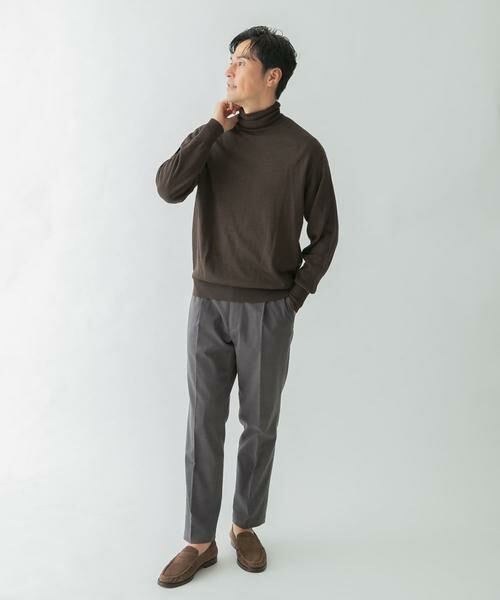 URBAN RESEARCH ROSSO / アーバンリサーチ ロッソ ニット・セーター | イタリア糸メリノウールタートルネックニット | 詳細10