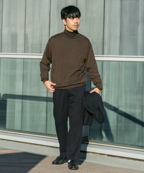 URBAN RESEARCH ROSSO / アーバンリサーチ ロッソ ニット・セーター | イタリア糸メリノウールタートルネックニット | 詳細14