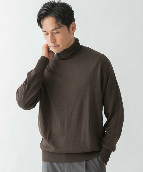 URBAN RESEARCH ROSSO / アーバンリサーチ ロッソ ニット・セーター | イタリア糸メリノウールタートルネックニット | 詳細6