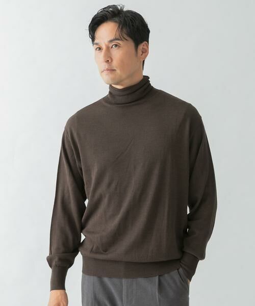 URBAN RESEARCH ROSSO / アーバンリサーチ ロッソ ニット・セーター | イタリア糸メリノウールタートルネックニット | 詳細7