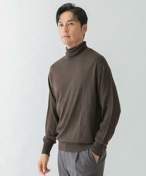 URBAN RESEARCH ROSSO / アーバンリサーチ ロッソ ニット・セーター | イタリア糸メリノウールタートルネックニット | 詳細8