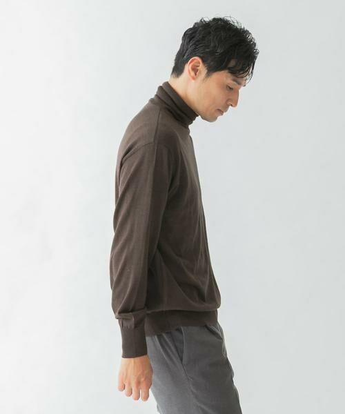 URBAN RESEARCH ROSSO / アーバンリサーチ ロッソ ニット・セーター | イタリア糸メリノウールタートルネックニット | 詳細9