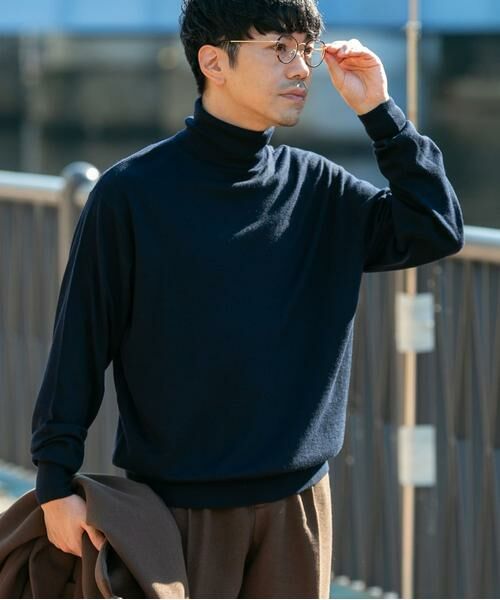 URBAN RESEARCH ROSSO / アーバンリサーチ ロッソ ニット・セーター | イタリア糸メリノウールタートルネックニット | 詳細17