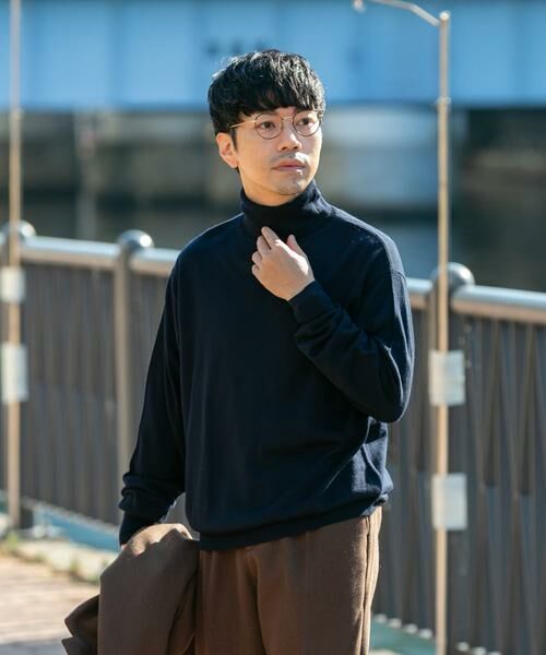 URBAN RESEARCH ROSSO / アーバンリサーチ ロッソ ニット・セーター | イタリア糸メリノウールタートルネックニット | 詳細18