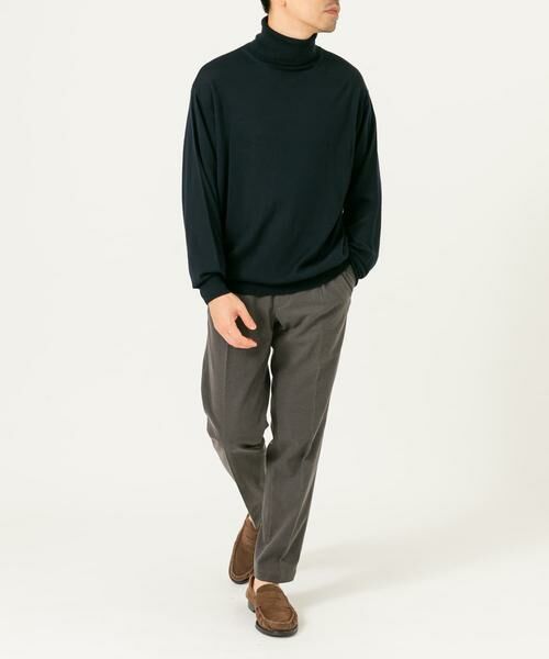 URBAN RESEARCH ROSSO / アーバンリサーチ ロッソ ニット・セーター | イタリア糸メリノウールタートルネックニット | 詳細23