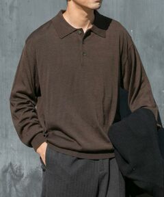 URBAN RESEARCH ROSSO / アーバンリサーチ ロッソ ニット・セーター | イタリア糸メリノウールニットポロシャツ