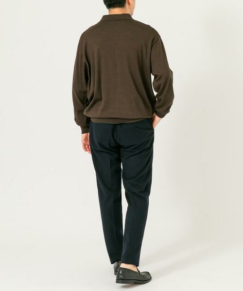 URBAN RESEARCH ROSSO / アーバンリサーチ ロッソ ニット・セーター | イタリア糸メリノウールニットポロシャツ | 詳細10