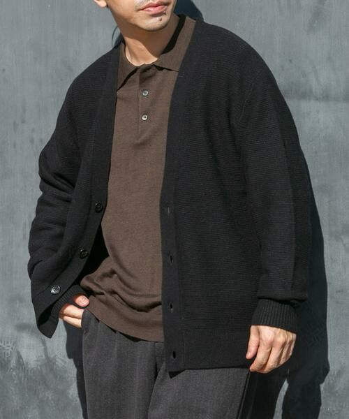 URBAN RESEARCH ROSSO / アーバンリサーチ ロッソ ニット・セーター | イタリア糸メリノウールニットポロシャツ | 詳細5