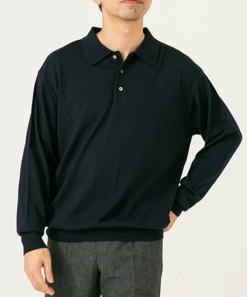 URBAN RESEARCH ROSSO / アーバンリサーチ ロッソ ニット・セーター | イタリア糸メリノウールニットポロシャツ | 詳細18