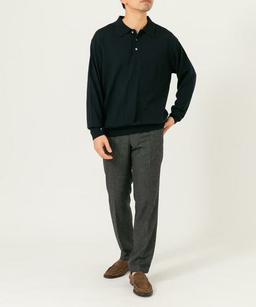 URBAN RESEARCH ROSSO / アーバンリサーチ ロッソ ニット・セーター | イタリア糸メリノウールニットポロシャツ | 詳細20