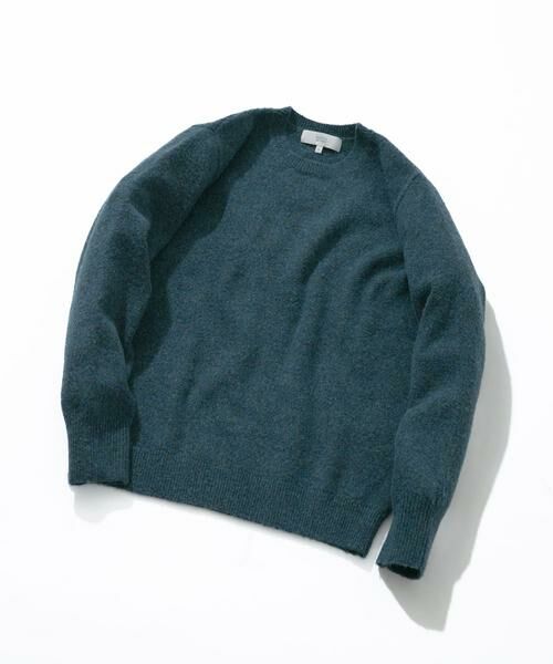 URBAN RESEARCH ROSSO/アーバンリサーチ ロッソ ブークレストレッチクルーニット ブルー M