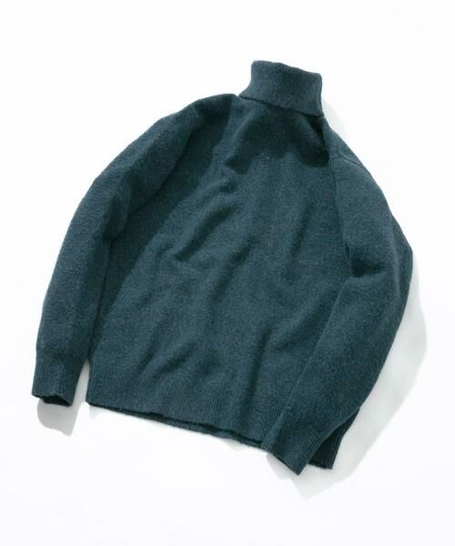 URBAN RESEARCH ROSSO/アーバンリサーチ ロッソ ブークレストレッチタートルニット ブルー L