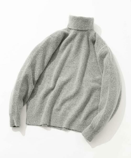 URBAN RESEARCH ROSSO/アーバンリサーチ ロッソ ブークレストレッチタートルニット グレー L