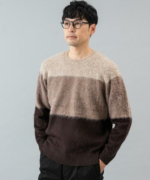 URBAN RESEARCH ROSSO / アーバンリサーチ ロッソ ニット・セーター | グラデーションシャギーニット | 詳細1