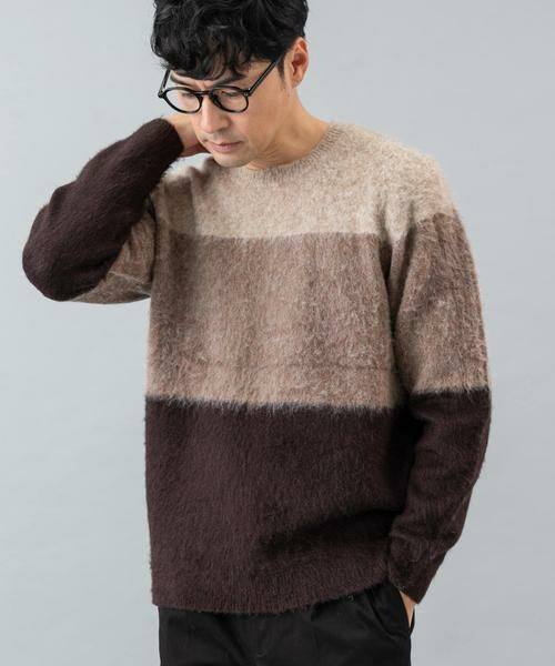 URBAN RESEARCH ROSSO / アーバンリサーチ ロッソ ニット・セーター | グラデーションシャギーニット | 詳細2