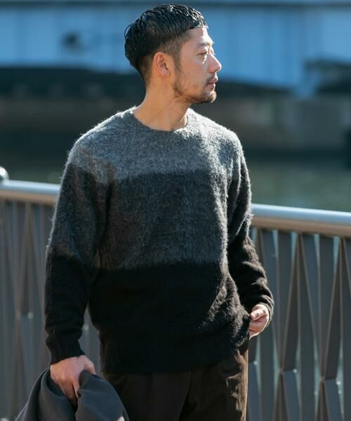 URBAN RESEARCH ROSSO / アーバンリサーチ ロッソ ニット・セーター | グラデーションシャギーニット | 詳細25