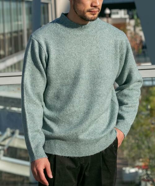 URBAN RESEARCH ROSSO / アーバンリサーチ ロッソ ニット・セーター | エアリーモックネックニット | 詳細1
