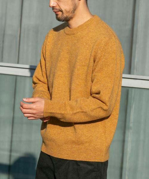URBAN RESEARCH ROSSO / アーバンリサーチ ロッソ ニット・セーター | 『XLサイズあり』シェットランドウールクルーネックニット | 詳細9