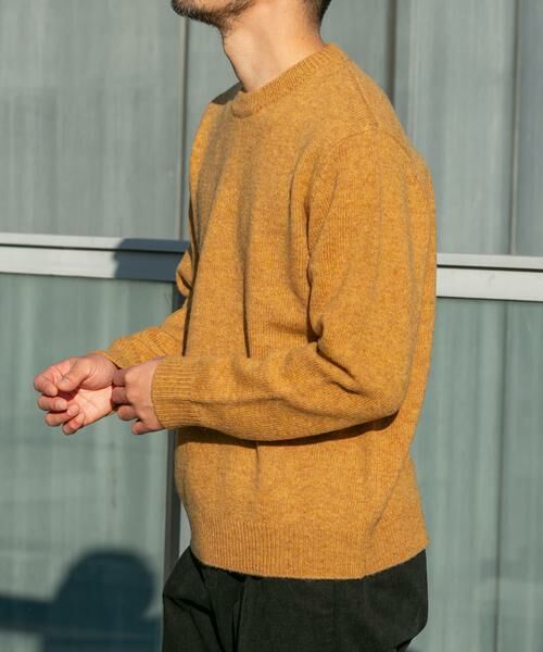 URBAN RESEARCH ROSSO / アーバンリサーチ ロッソ ニット・セーター | 『XLサイズあり』シェットランドウールクルーネックニット | 詳細10