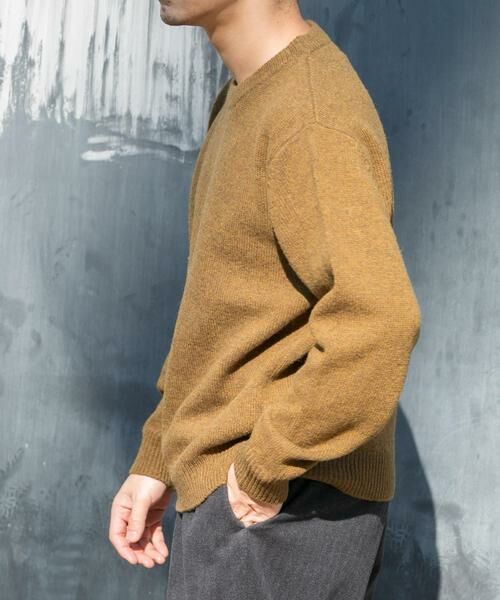 URBAN RESEARCH ROSSO / アーバンリサーチ ロッソ ニット・セーター | 『XLサイズあり』シェットランドウールクルーネックニット | 詳細27