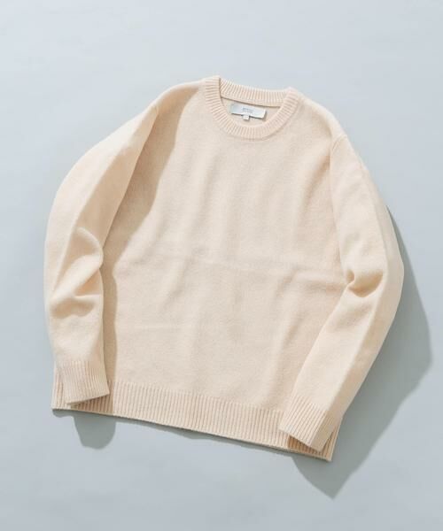 URBAN RESEARCH ROSSO/アーバンリサーチ ロッソ シェットランドウールクルーネックニット ホワイト M URBAN RESEARCH ROSSO/アーバンリサーチ ロッソ シェットランドウールクルーネックニット ホワイト M