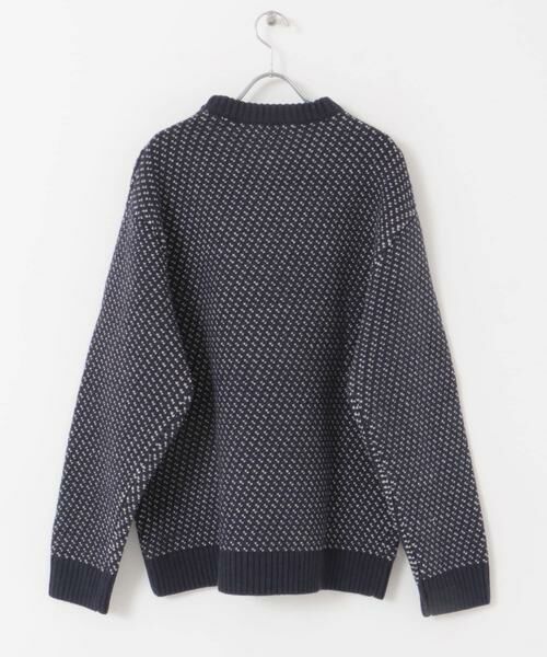 URBAN RESEARCH ROSSO / アーバンリサーチ ロッソ ニット・セーター | 『XLサイズあり』バーズアイ柄クルーネックニット | 詳細9
