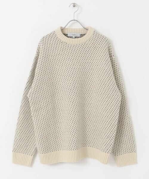 URBAN RESEARCH ROSSO / アーバンリサーチ ロッソ ニット・セーター | 『XLサイズあり』バーズアイ柄クルーネックニット | 詳細23