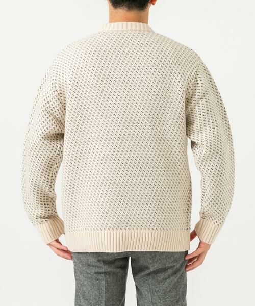 URBAN RESEARCH ROSSO / アーバンリサーチ ロッソ ニット・セーター | 『XLサイズあり』バーズアイ柄クルーネックニット | 詳細14