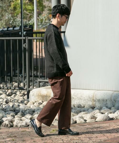URBAN RESEARCH ROSSO / アーバンリサーチ ロッソ ニット・セーター | 『XLサイズあり』バーズアイ柄クルーネックニット | 詳細22