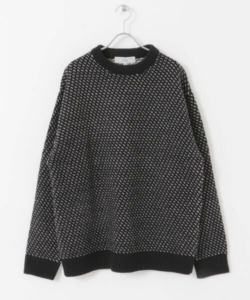 URBAN RESEARCH ROSSO / アーバンリサーチ ロッソ ニット・セーター | 『XLサイズあり』バーズアイ柄クルーネックニット | 詳細24