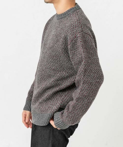 URBAN RESEARCH ROSSO / アーバンリサーチ ロッソ ニット・セーター | 『XLサイズあり』バーズアイ柄クルーネックニット | 詳細29